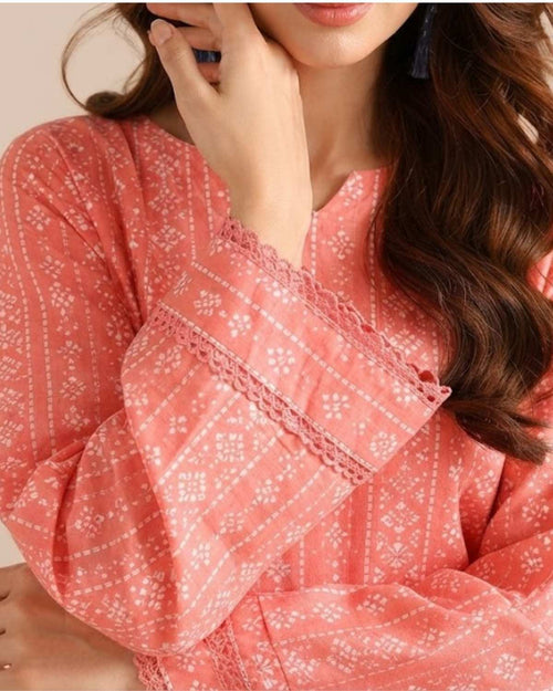 2 Pc Lawn Unstitched