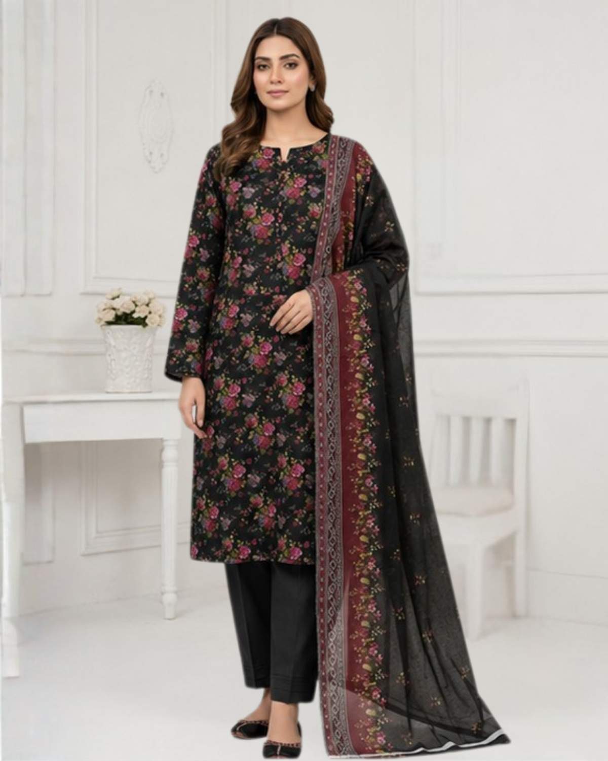 3 Pc Lawn Unstitched