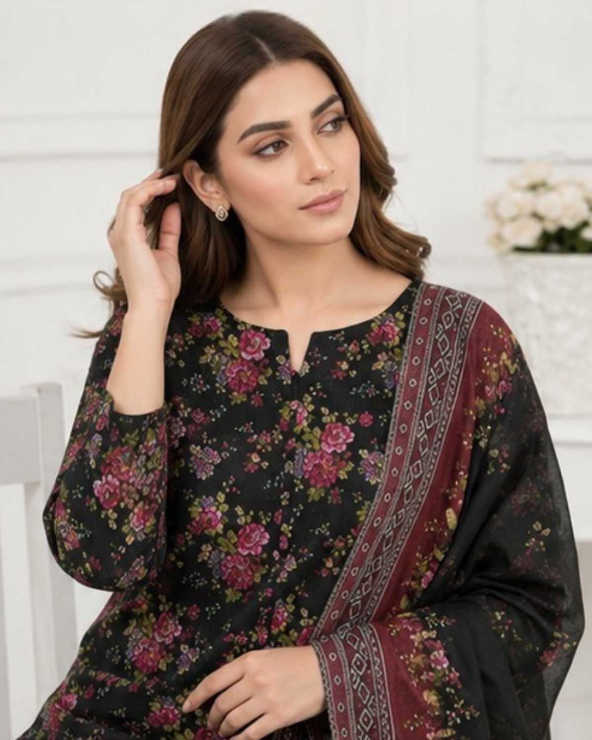 3 Pc Lawn Unstitched