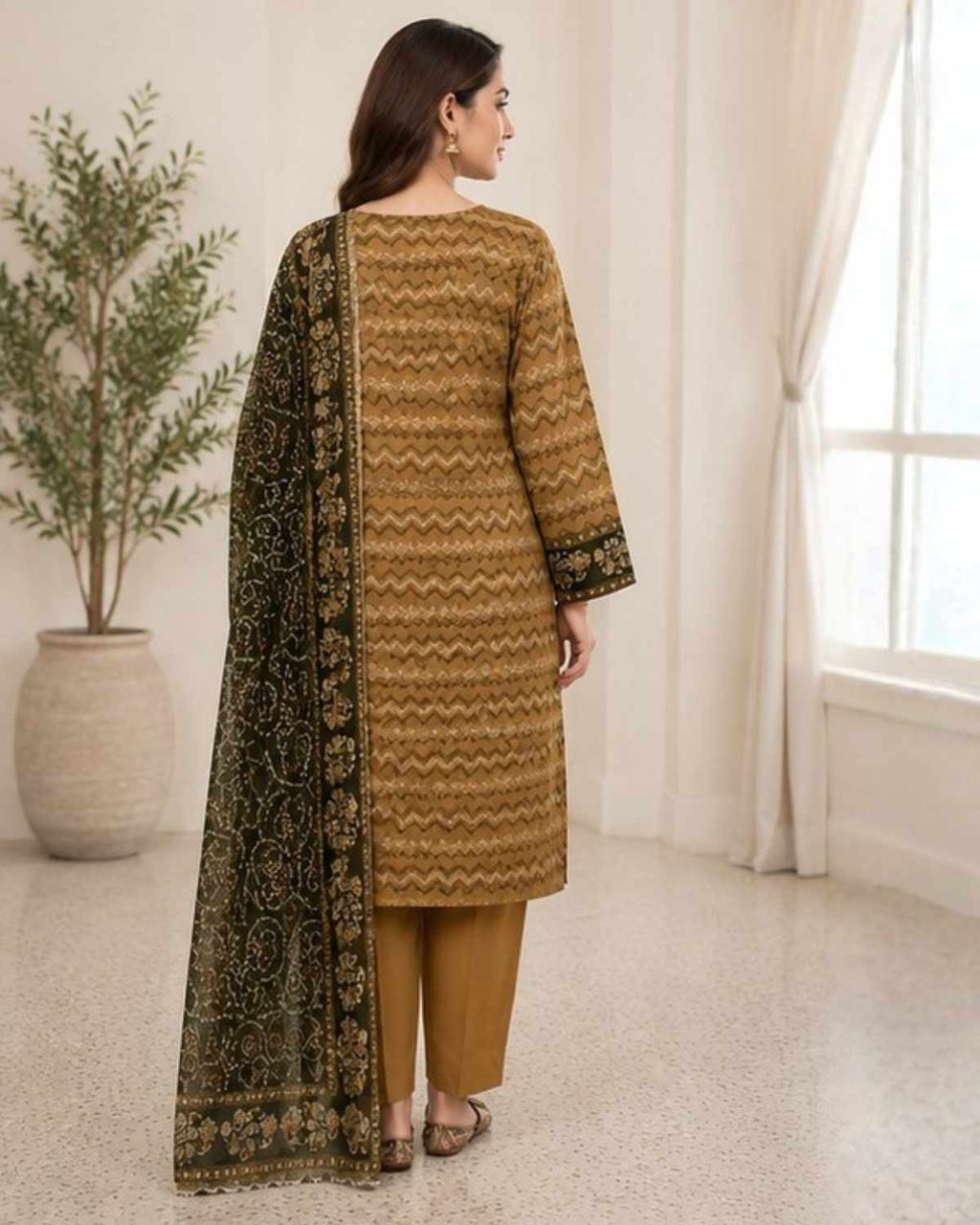3 Pc Lawn Unstitched