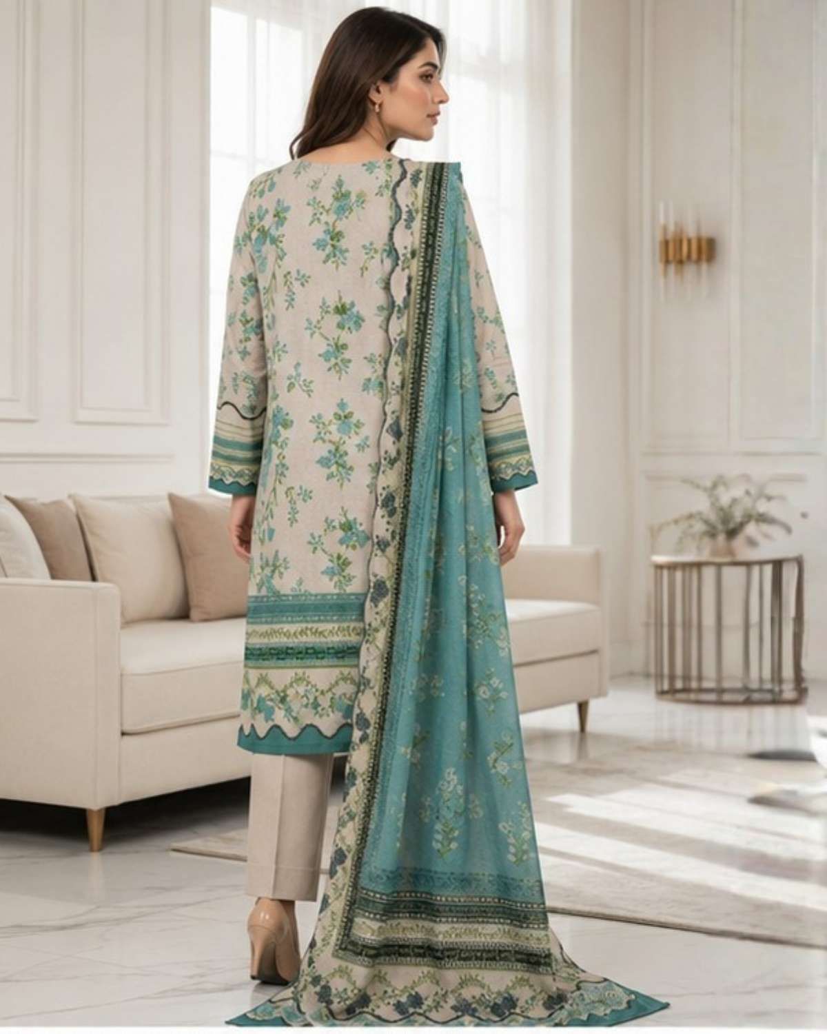 3 Pc Lawn Unstitched