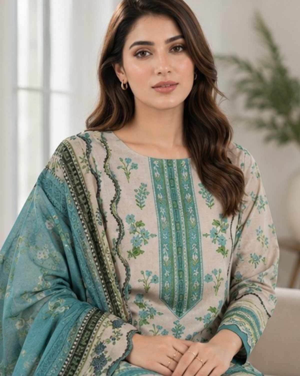 3 Pc Lawn Unstitched