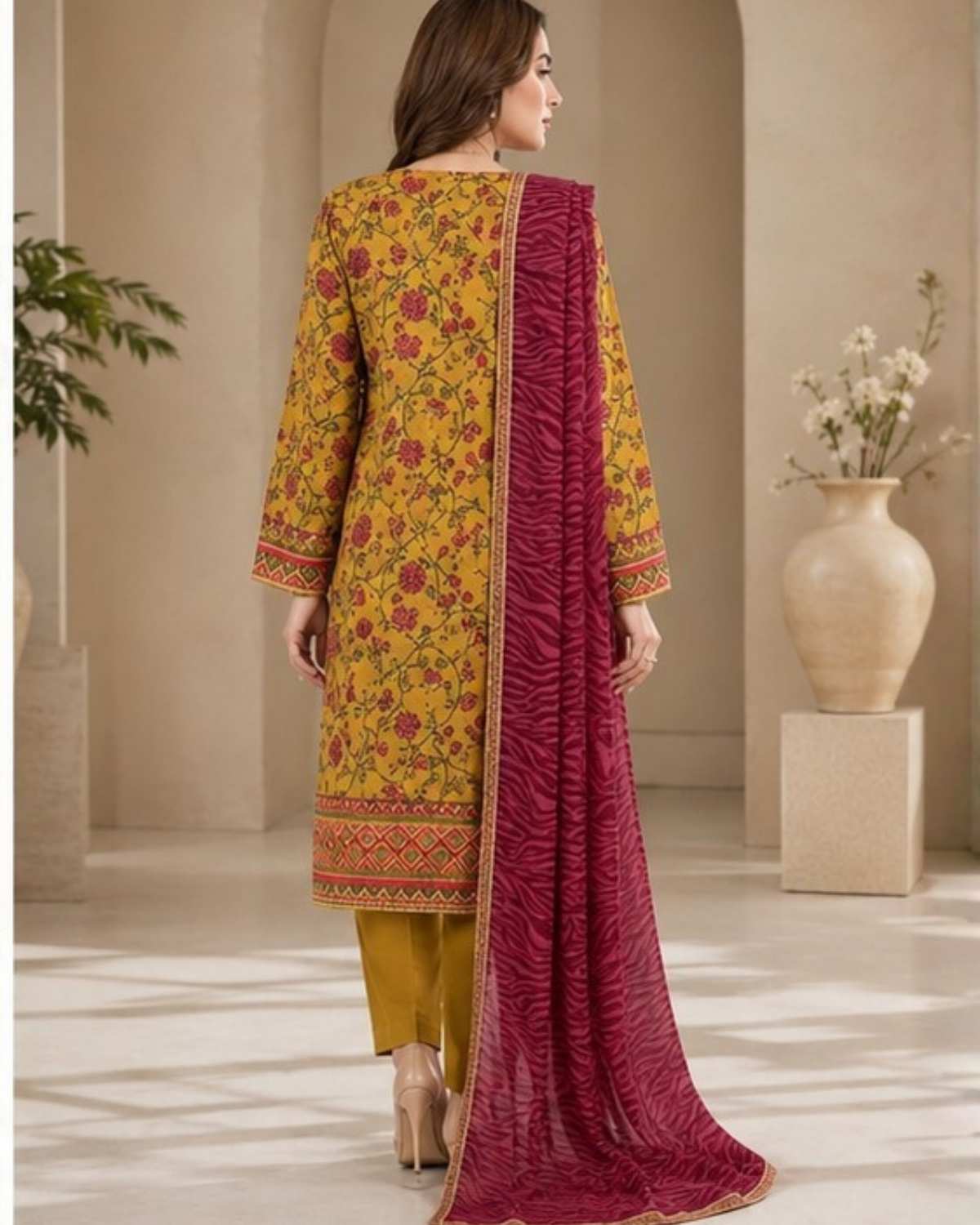 3 Pc Lawn Unstitched