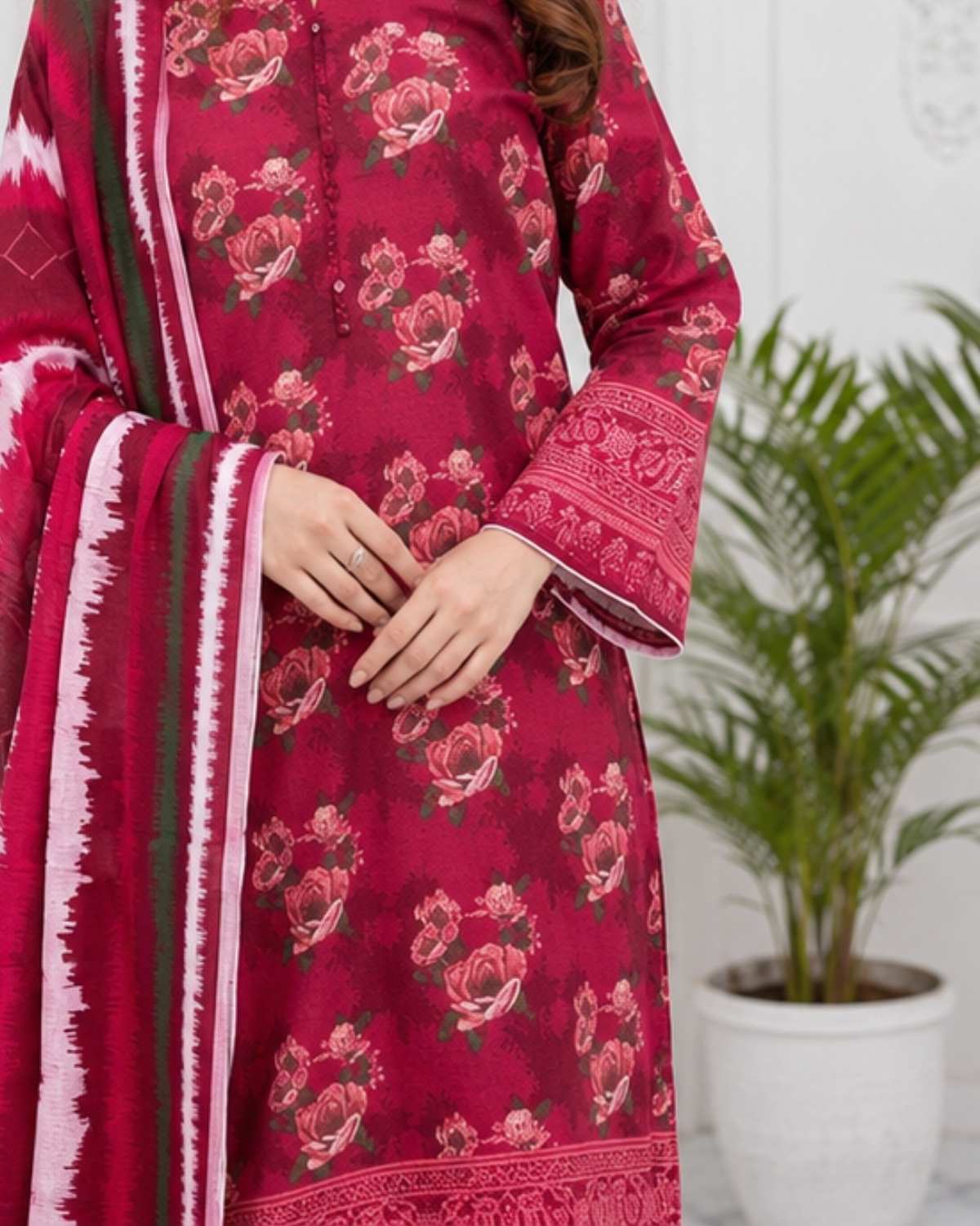 3 Pc Lawn Unstitched