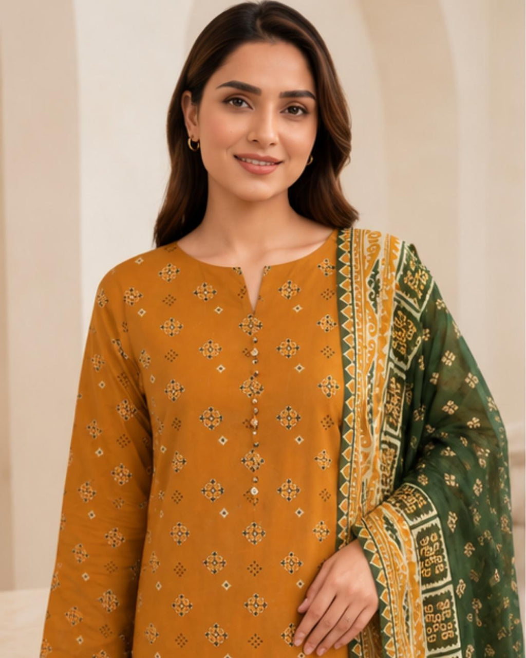 3 Pc Lawn Unstitched