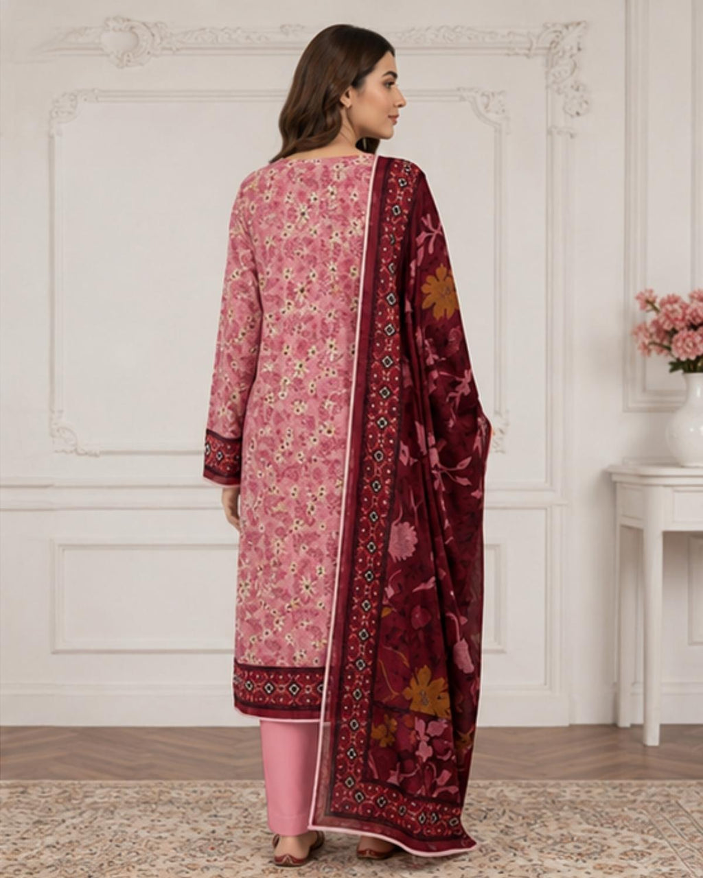 3 Pc Lawn Unstitched