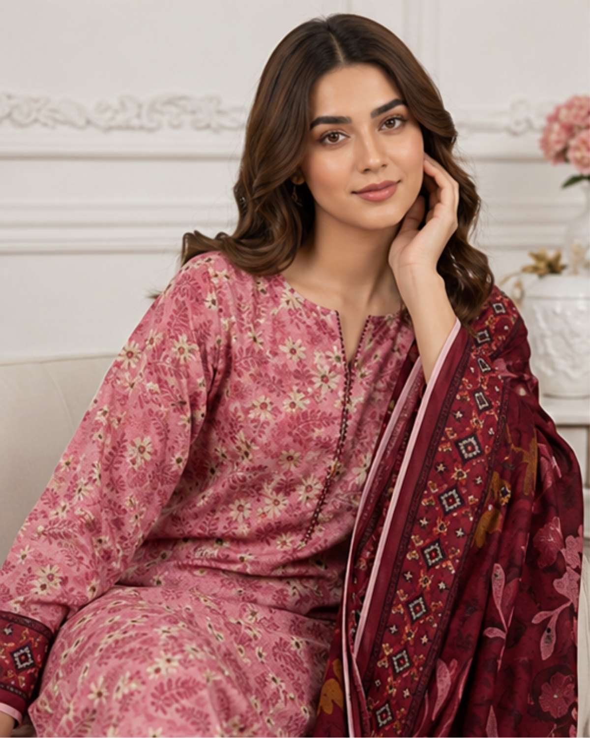 3 Pc Lawn Unstitched