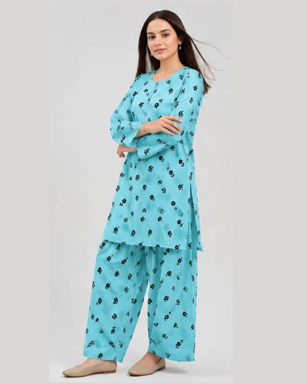 2 Pc Lawn Unstitched