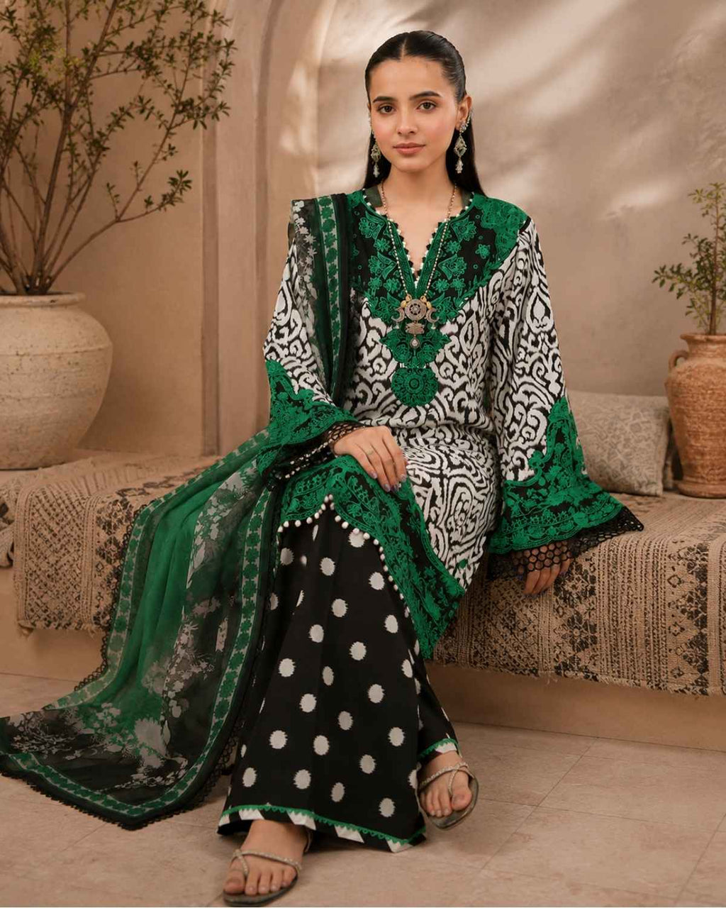 Embroidered Lawn - KHADIJAZEmbroidered