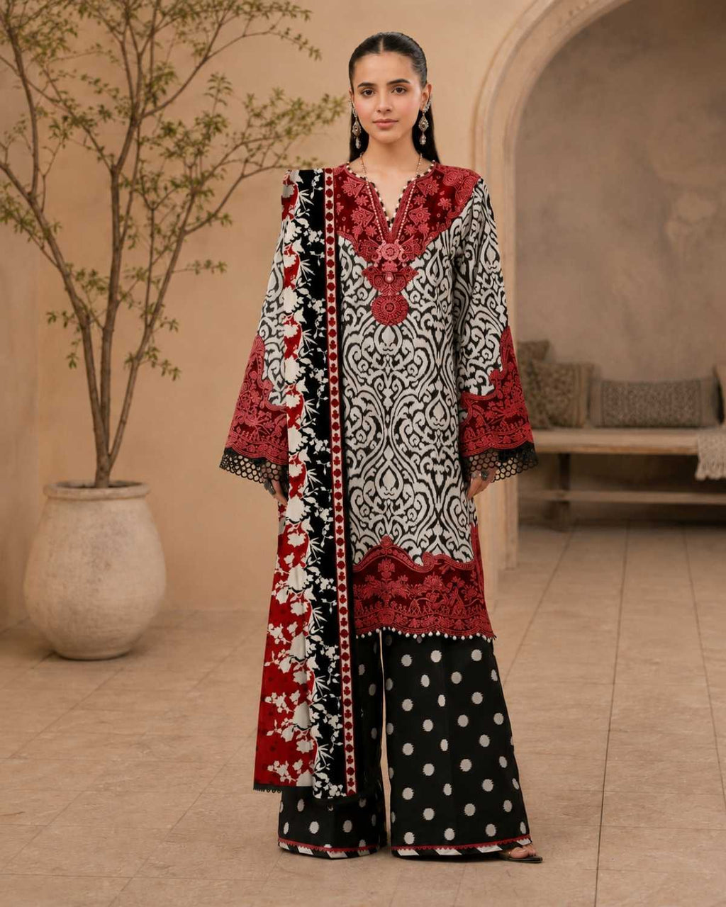Embroidered Lawn - KHADIJAZEmbroidered