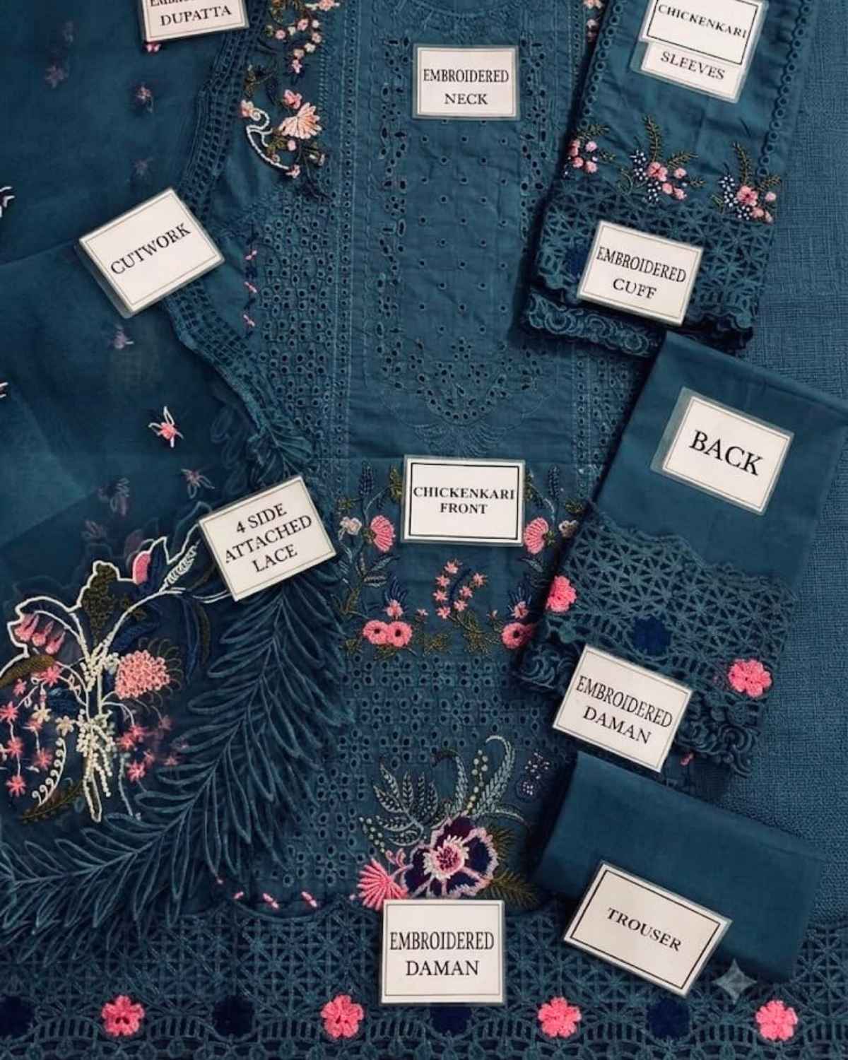 Embroidered Lawn - KHADIJAZEmbroidered
