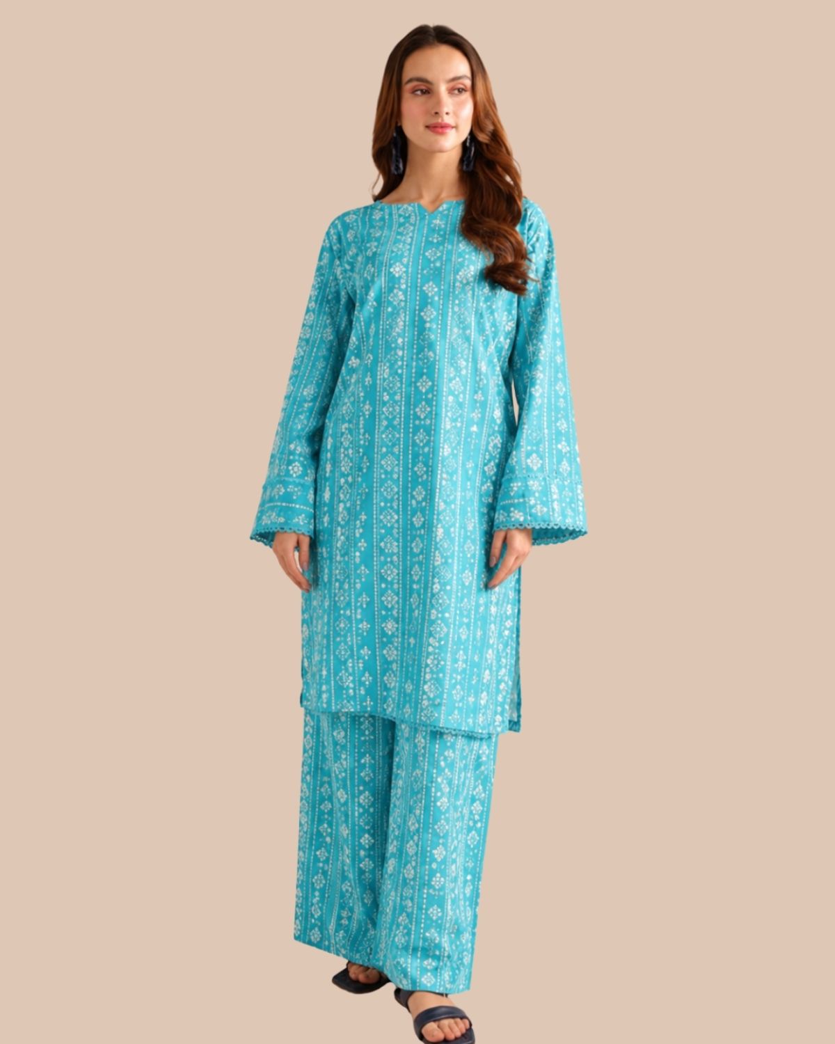 2 Pc Lawn Unstitched