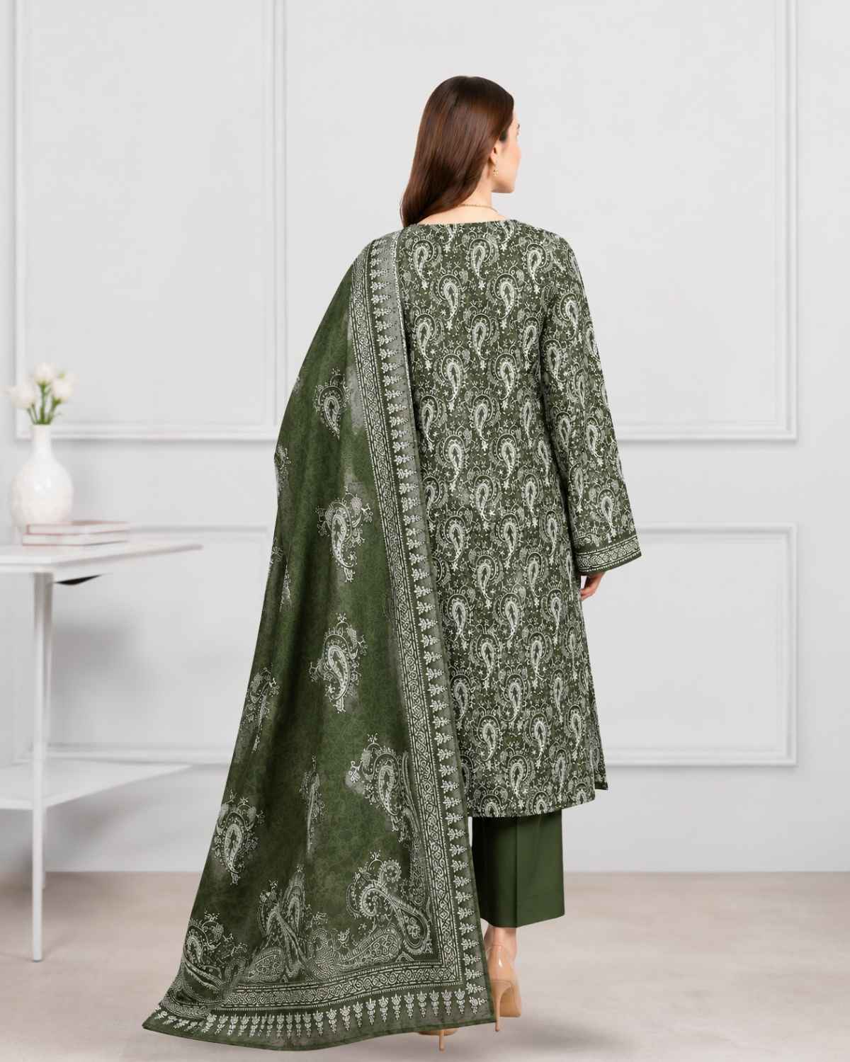 3 Pc Lawn Unstitched