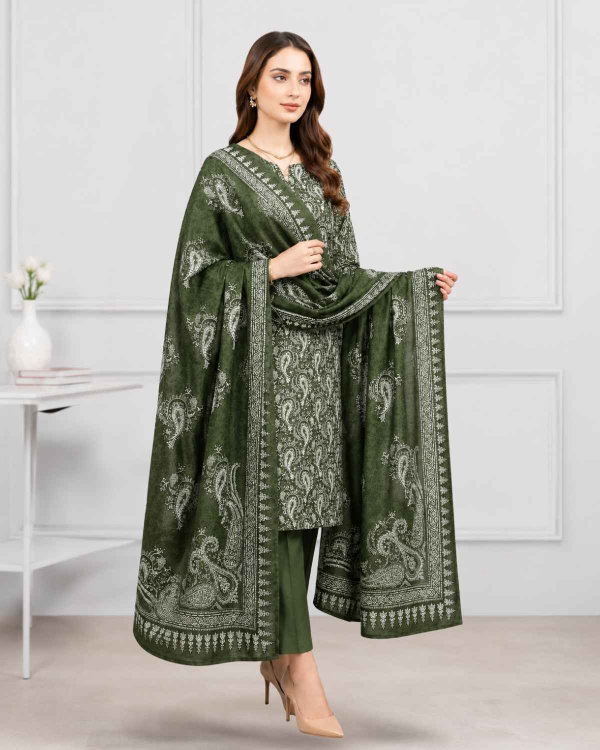 3 Pc Lawn Unstitched