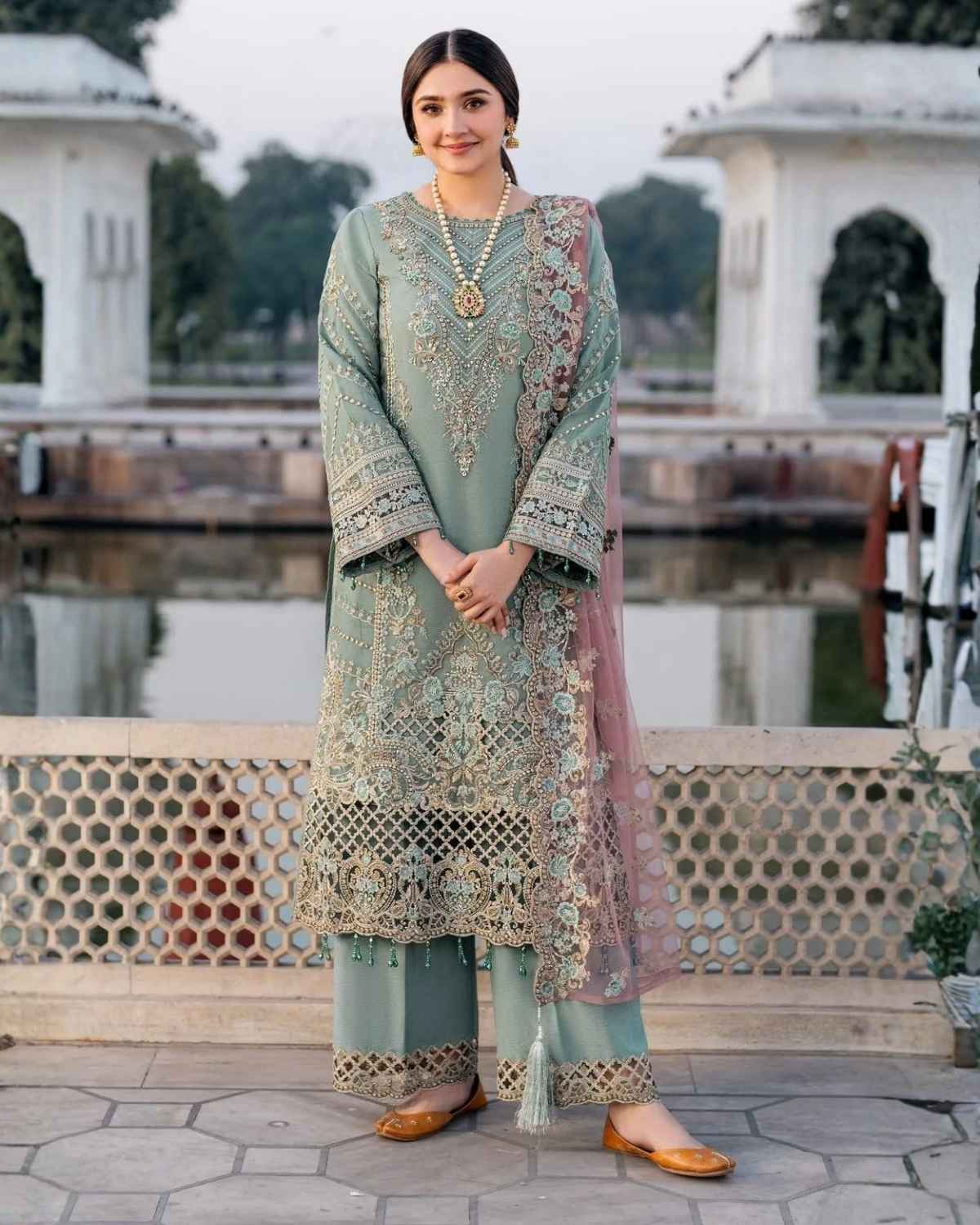 Luxury Embroidered Chiffon - KHADIJAZluxury