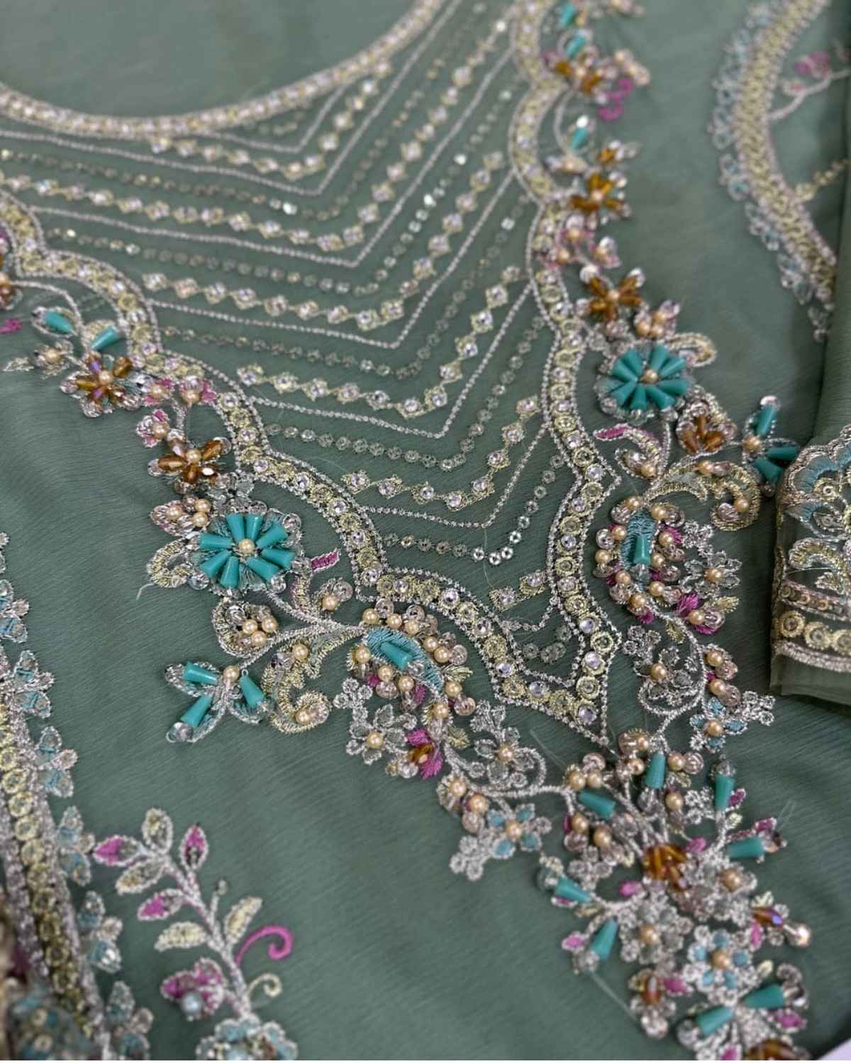 Luxury Embroidered Chiffon - KHADIJAZluxury