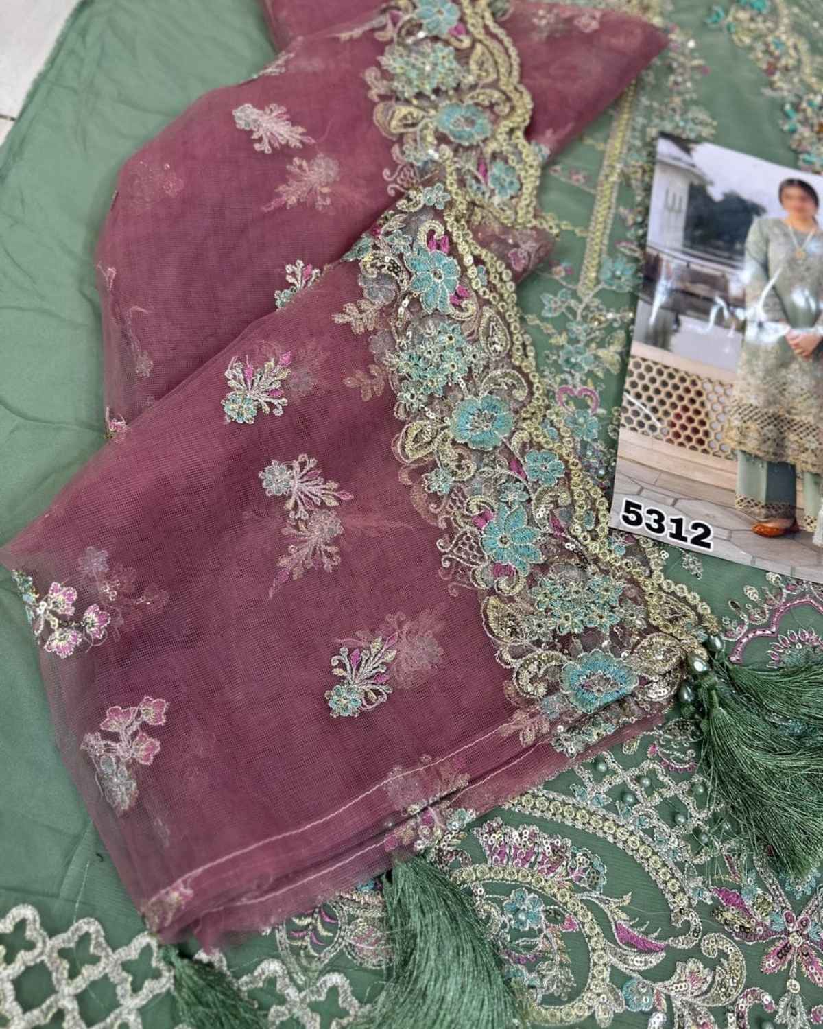 Luxury Embroidered Chiffon - KHADIJAZluxury