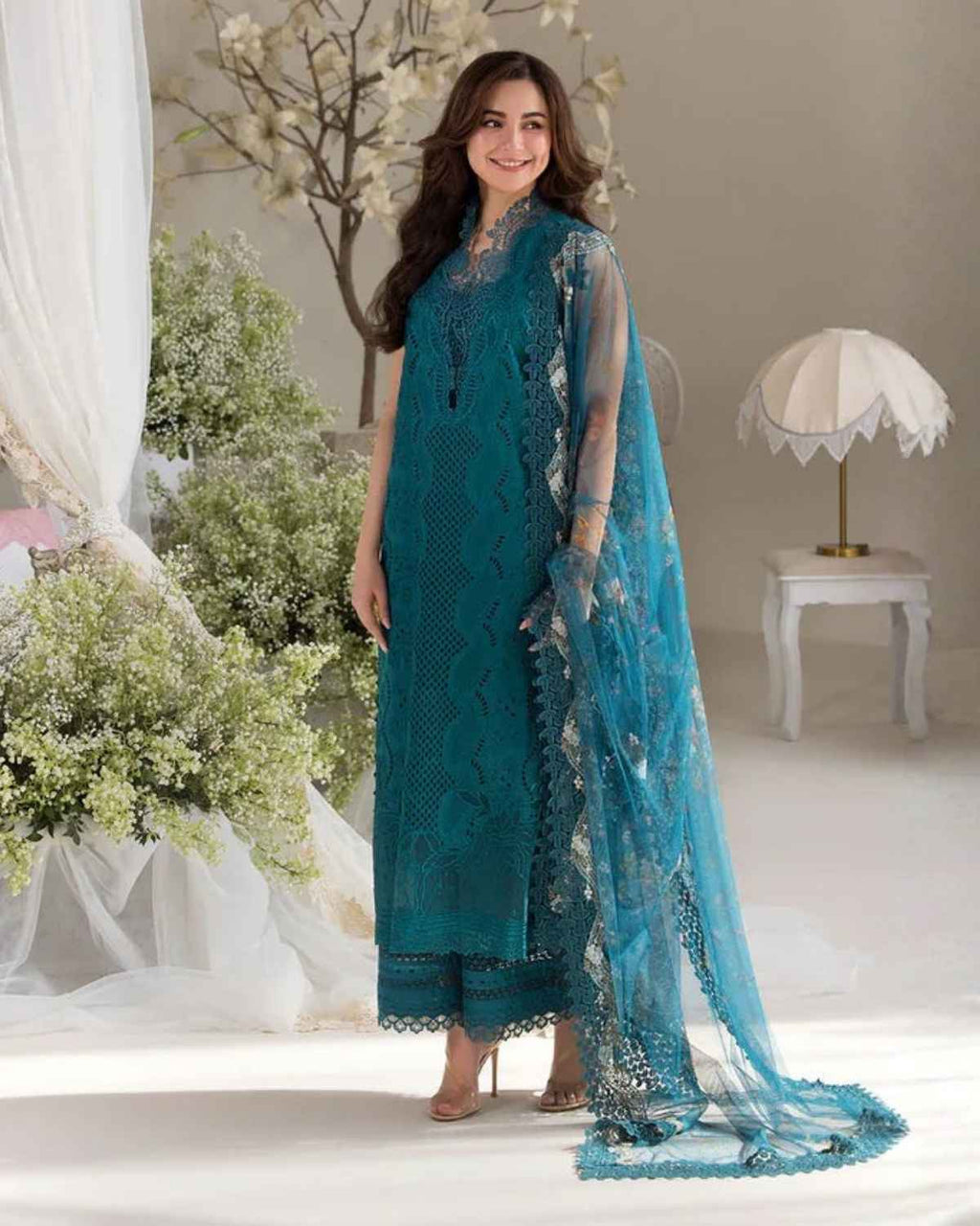 EMBROIDERED LAWN UNSTITCHED 3PC