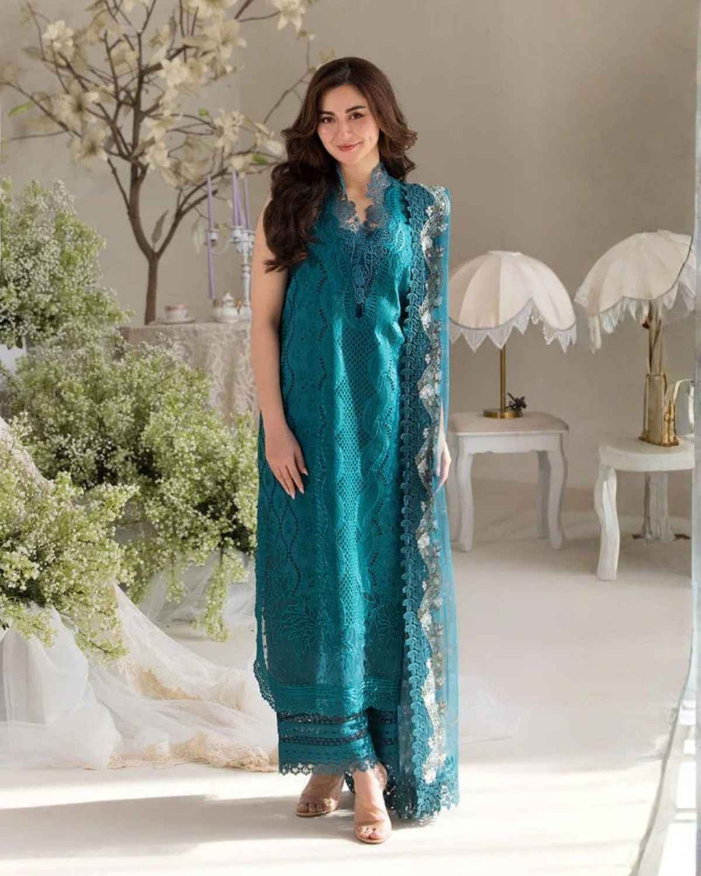 EMBROIDERED LAWN UNSTITCHED 3PC