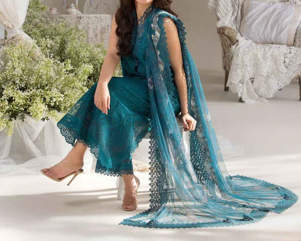 EMBROIDERED LAWN UNSTITCHED 3PC