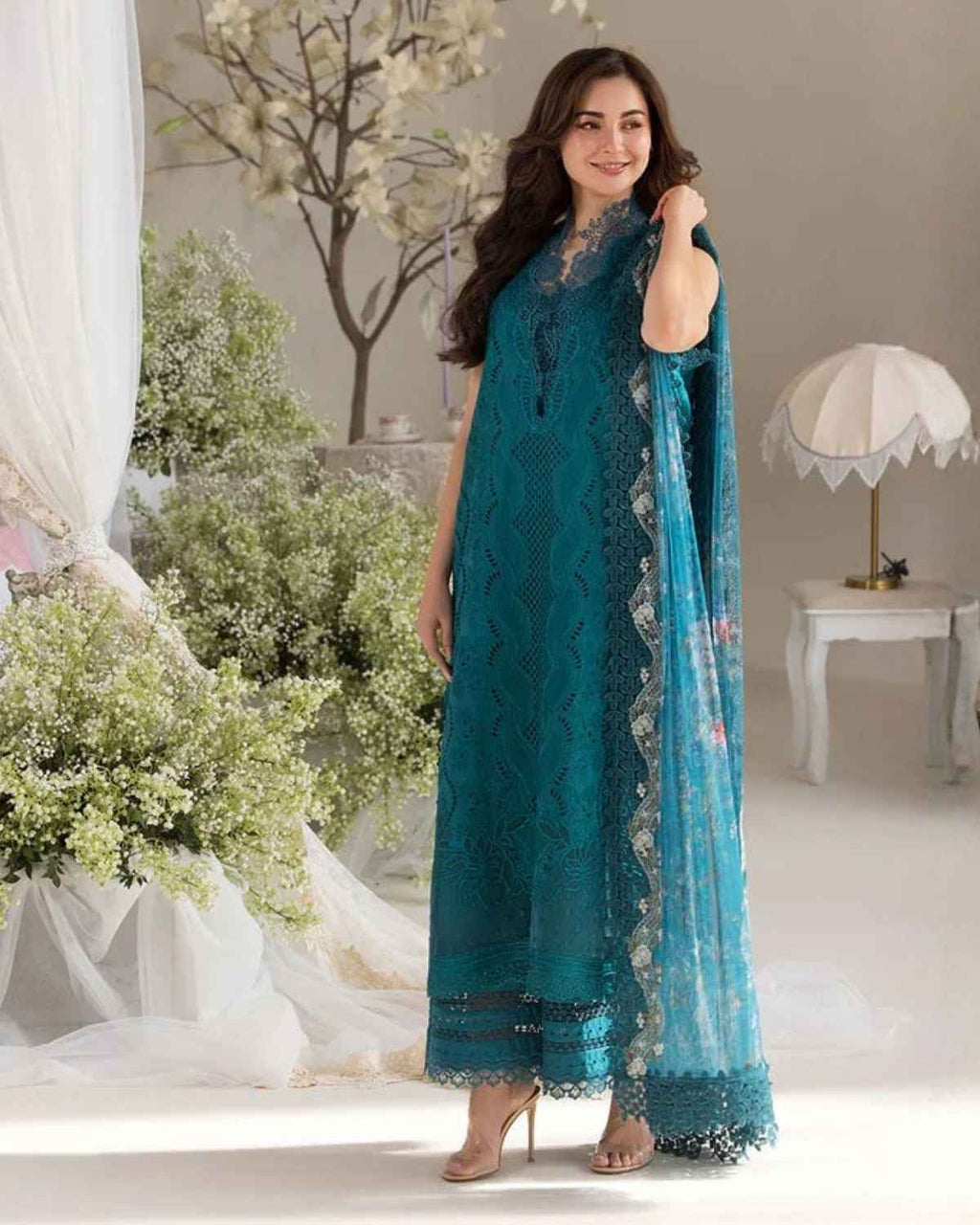 EMBROIDERED LAWN UNSTITCHED 3PC