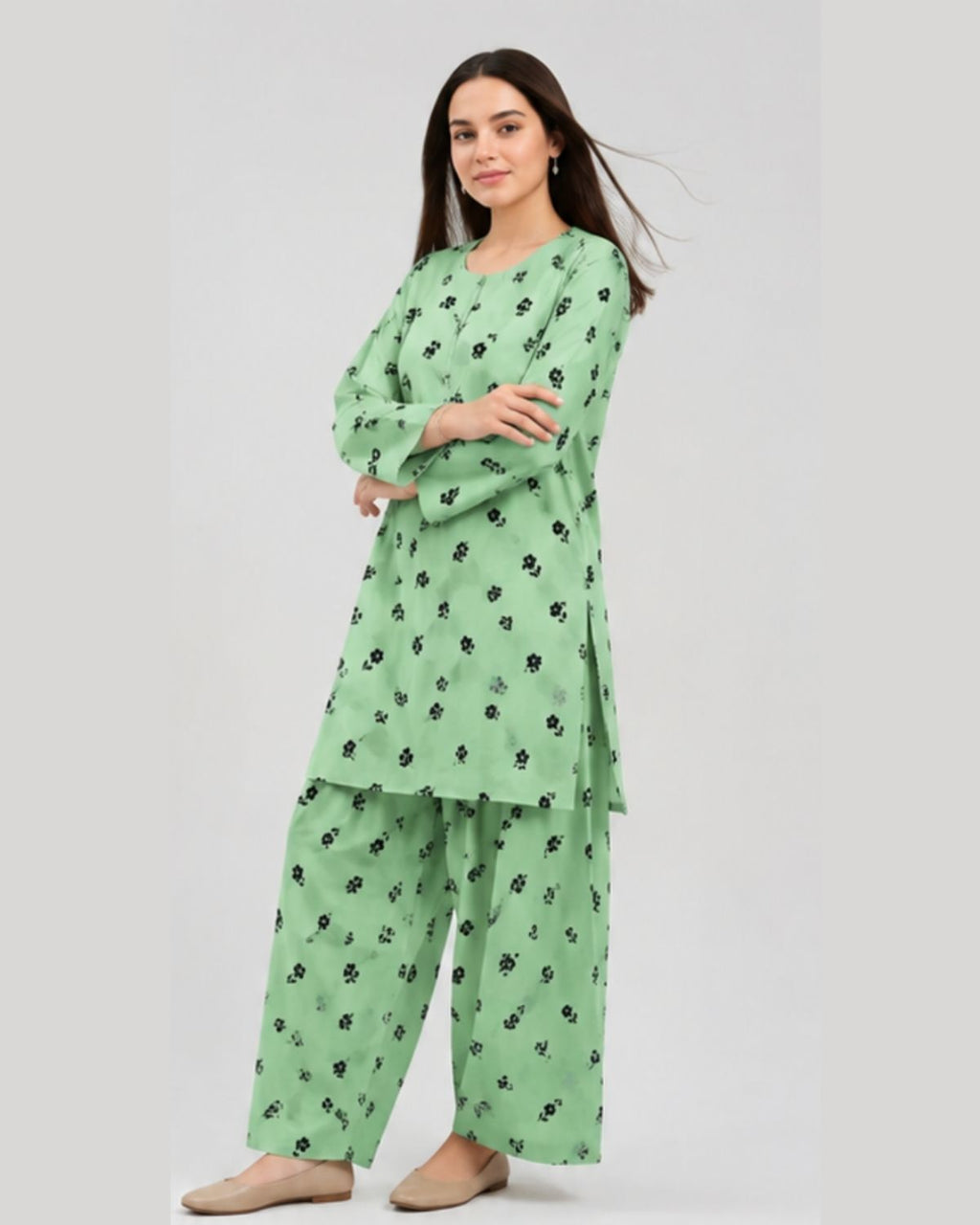 2 Pc Lawn Unstitched