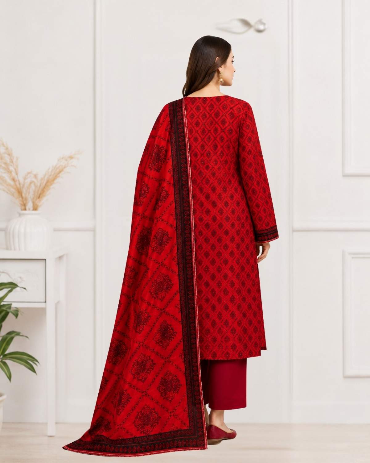 3 Pc Lawn Unstitched