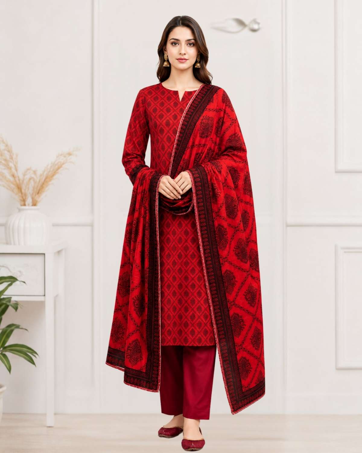3 Pc Lawn Unstitched