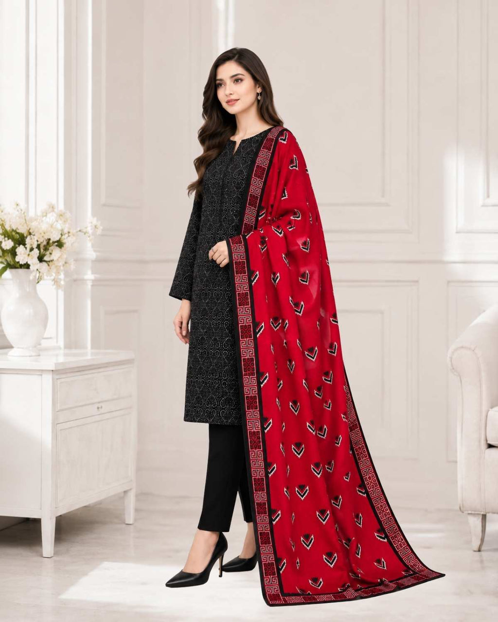 3 Pc Lawn Unstitched