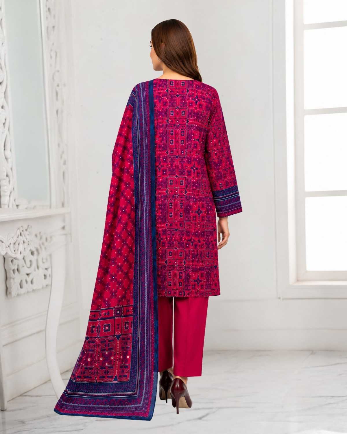 3 Pc Lawn Unstitched