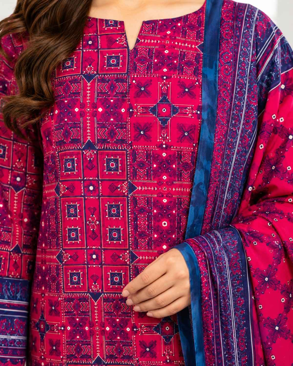 3 Pc Lawn Unstitched