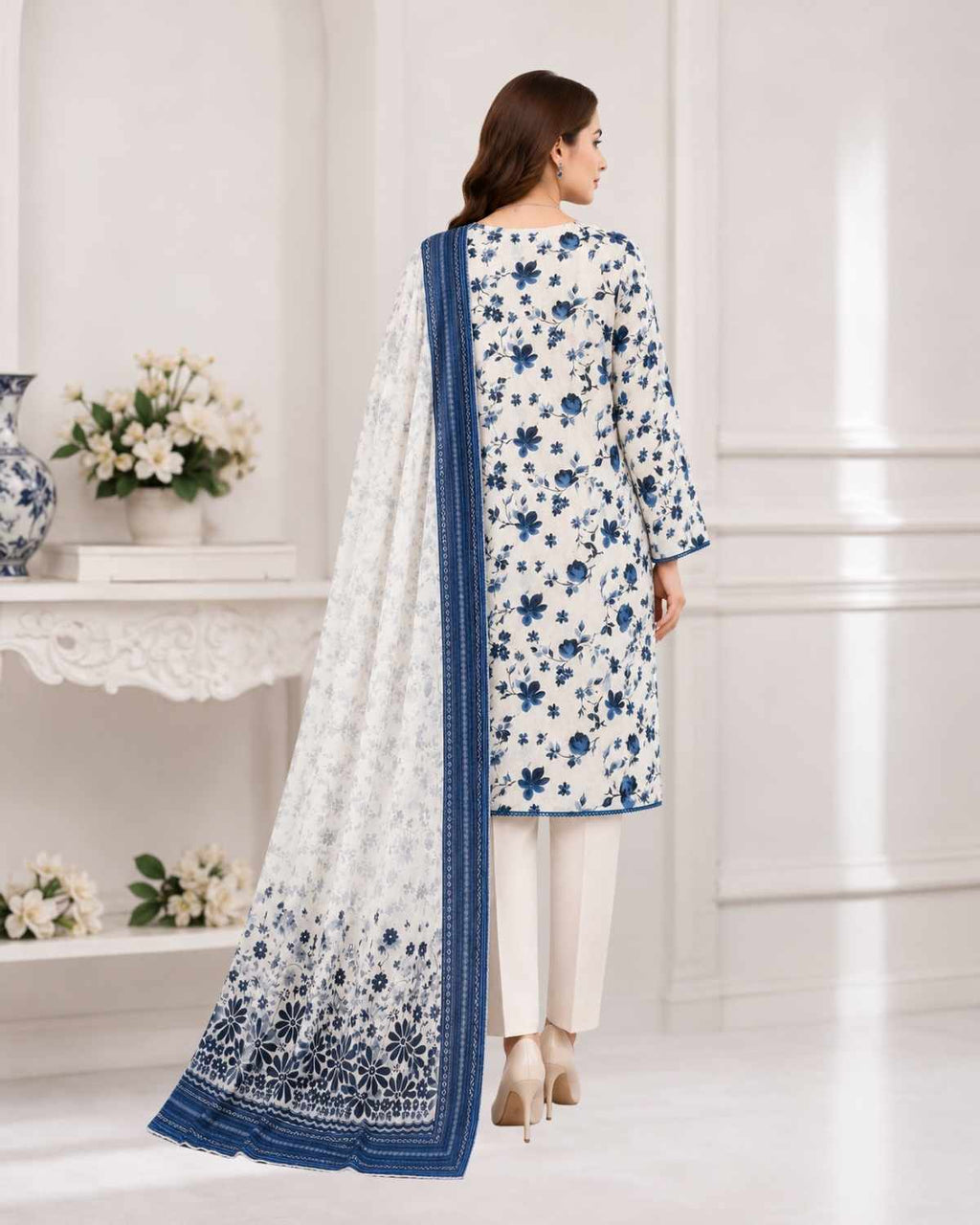 3 Pc Lawn Unstitched