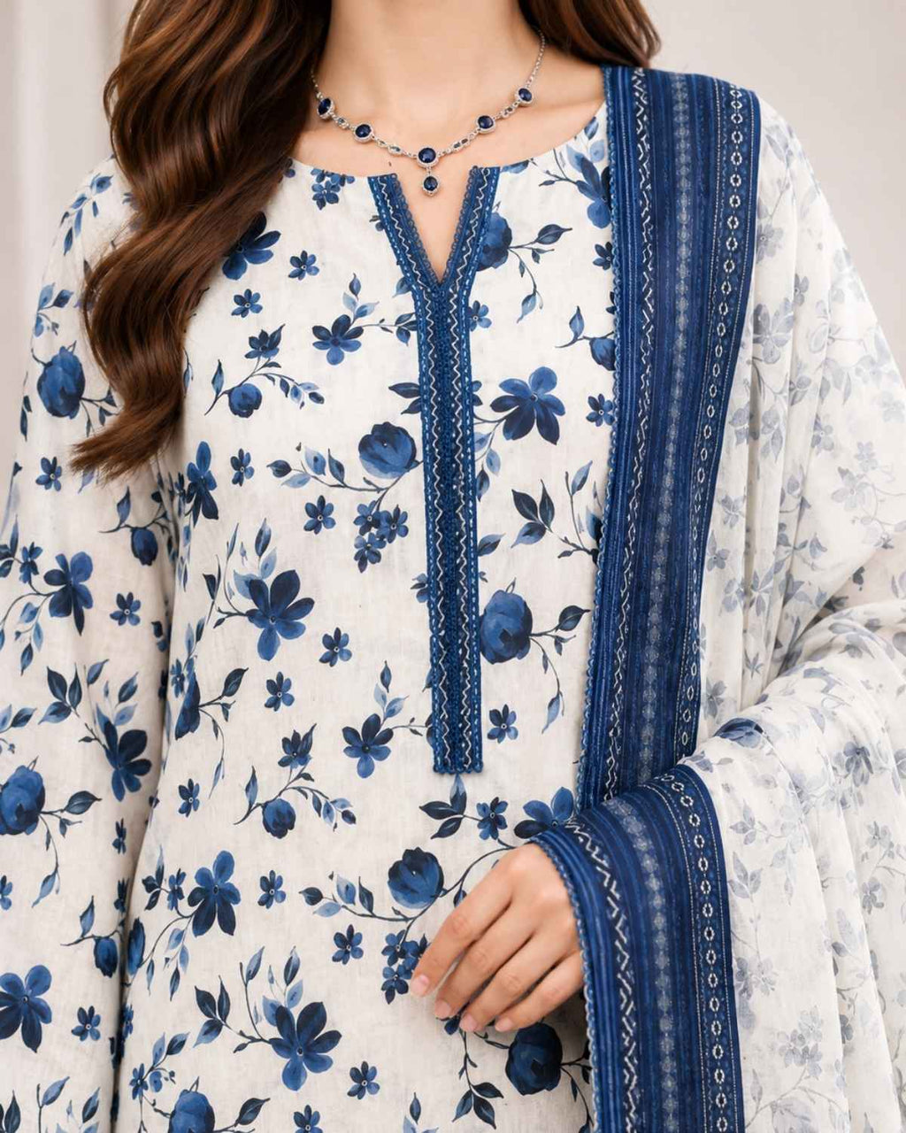 3 Pc Lawn Unstitched