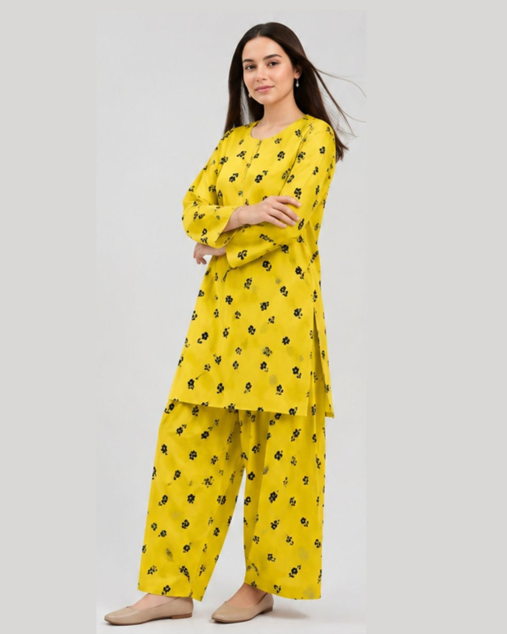 2 Pc Lawn Unstitched